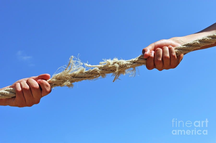 Do You Want To Spend Your Life at Tug-o-War or…