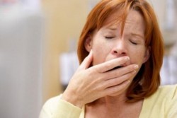 redhead-yawning